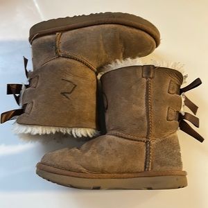 Kids Bailey Bow boots, chestnut